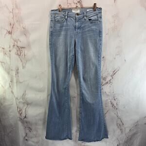 Frame Le High Flare Womens 29 X 30 Jeans Denim High Rise Light Wash Lovella